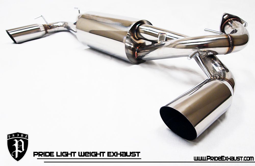 PRIDE Light Weight Exhaust 19.5 lbs (Stainless)